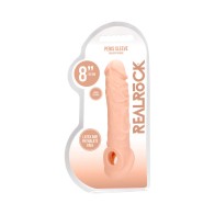 Extensor de Pene Sling Beige de 8 pulgadas RealRock Skin