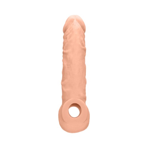 Extensor de Pene Sling Beige de 8 pulgadas RealRock Skin