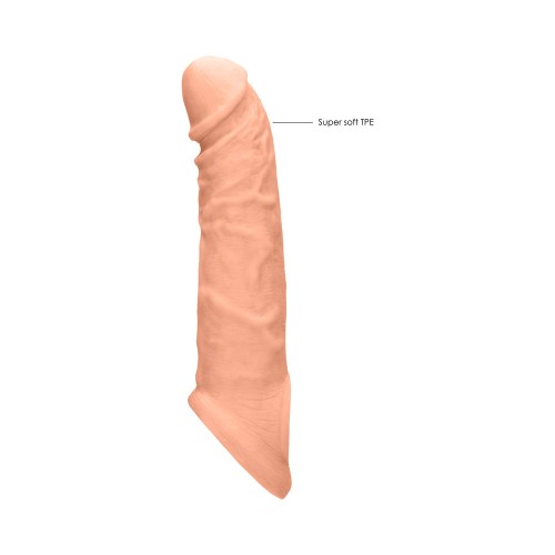 Extensor de Pene Sling Beige de 8 pulgadas RealRock Skin