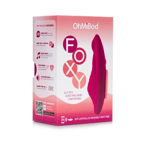 OhMiBod Foxy Bluetooth Wearable Vibrator - Connect and Play