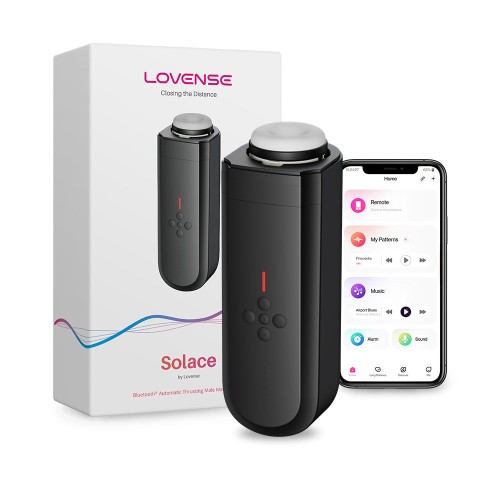 Lovense Solace App-Controlled Thrusting Male Masturbator