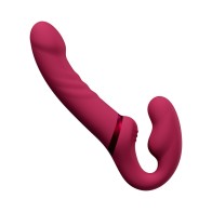 Lovense Lapis Vibrating Strapless Strap-On - Double Pleasure