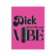 Naughty Vibes Greeting Card with Bullet Vibrator