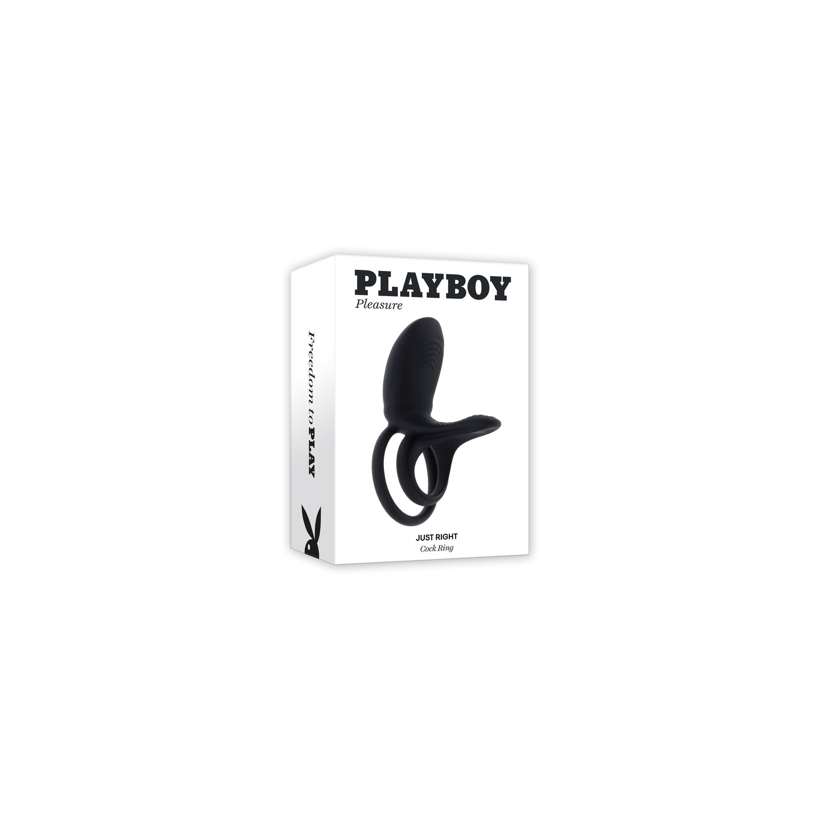 Playboy Just Right Rechargeable C-Ring - Intimate Stimulation