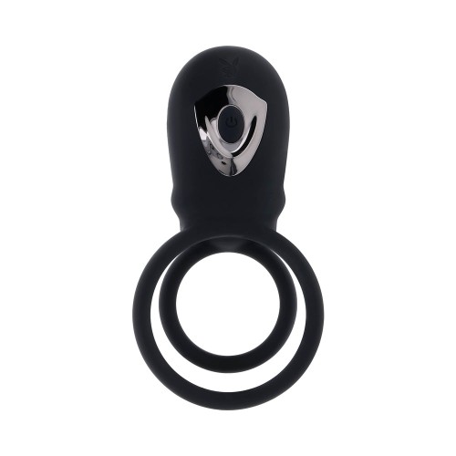 Playboy Just Right Rechargeable C-Ring - Intimate Stimulation