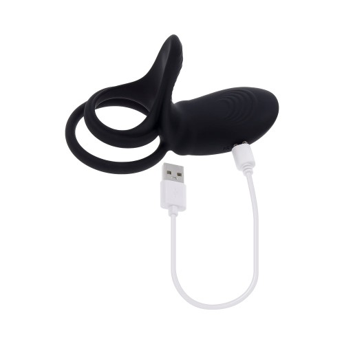 Playboy Just Right Rechargeable C-Ring - Intimate Stimulation