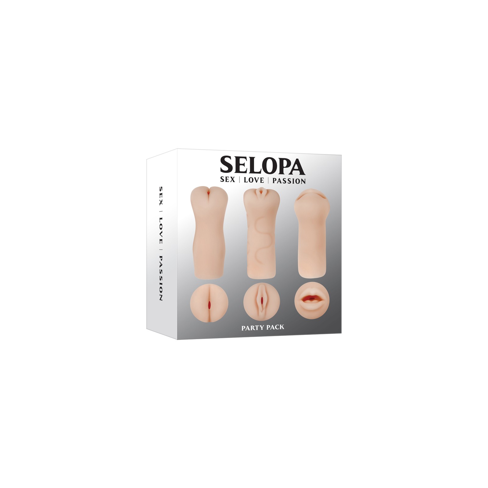 Selopa 3-Piece Stroker Pack for Fantasy Fulfillment