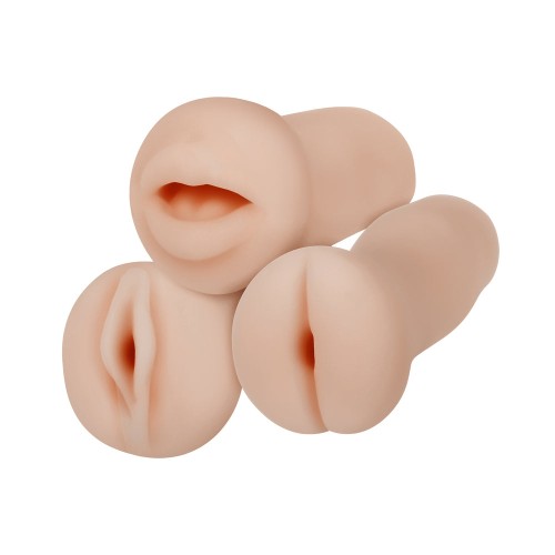 Selopa 3-Piece Stroker Pack for Fantasy Fulfillment