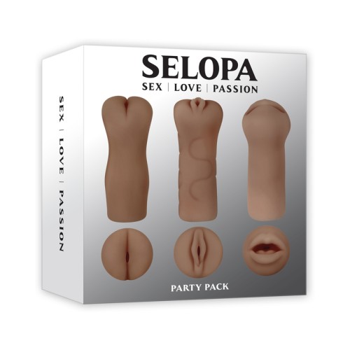 Pack de 3 Strokers Selopa para Placer Supremo