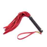 Ple'sur Mini Leather Flogger for Thrilling Experiences