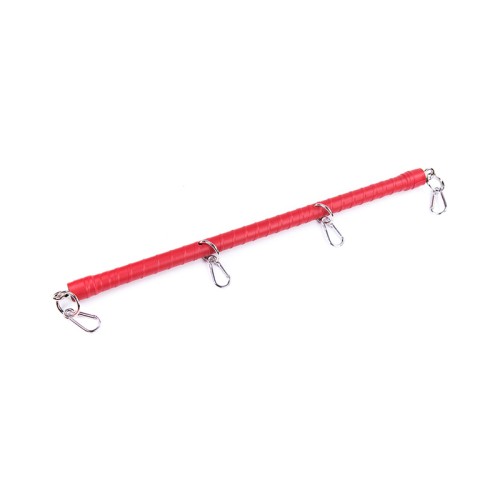 Ple'sur Wrapped Red Spreader Bar - Bondage Play Essential