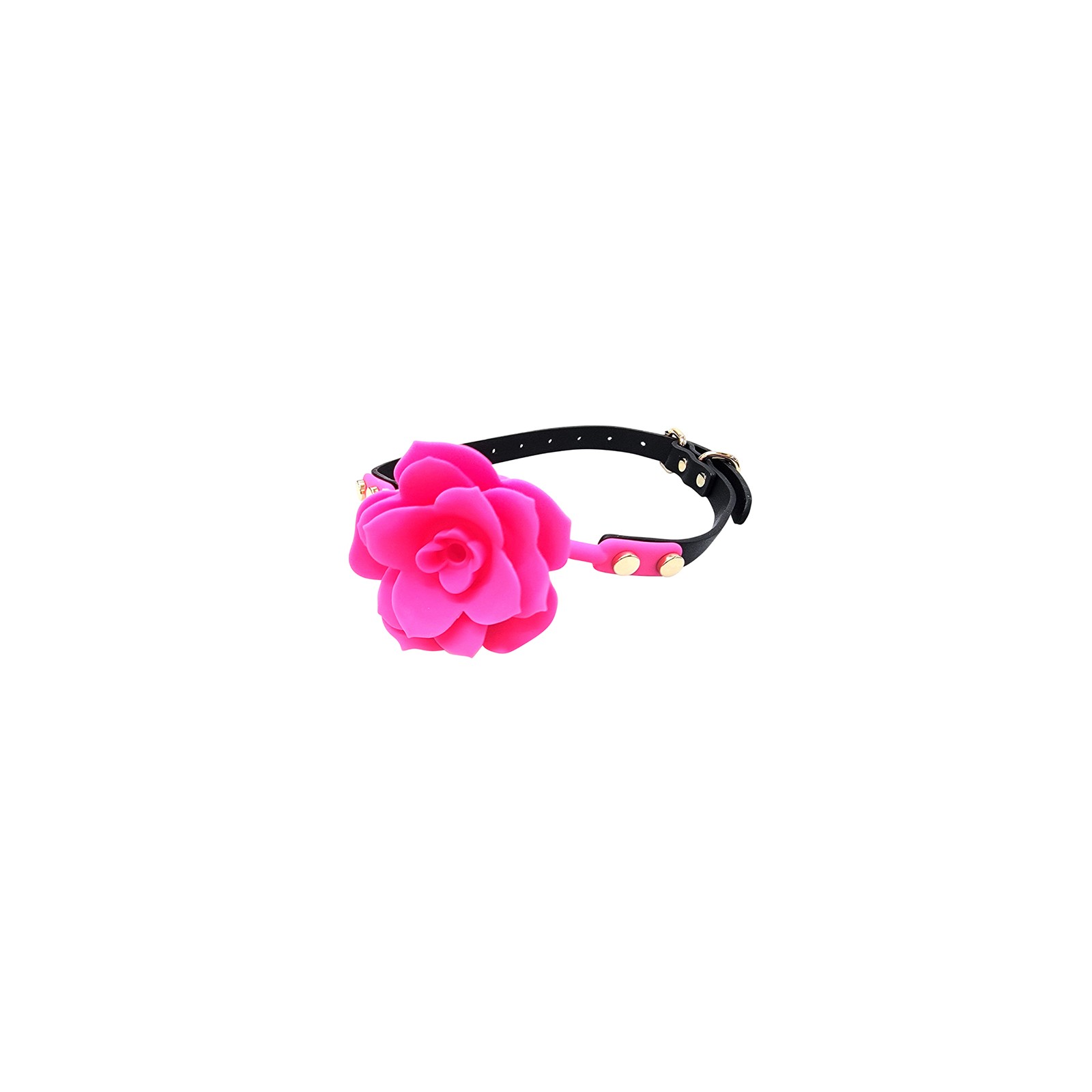 Ple'sur Breathable Silicone Flower Ball Gag for Playful Fun