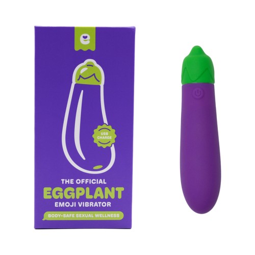 Emojibator Eggplant USB Vibrator for Ultimate Pleasure