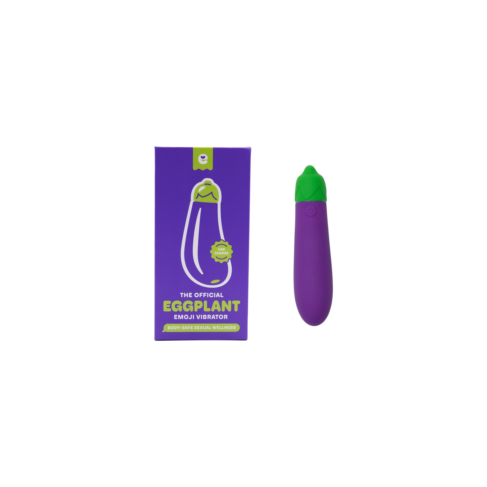 Emojibator Eggplant USB Vibrator for Ultimate Pleasure