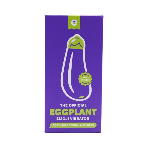 Emojibator Eggplant USB Vibrator for Ultimate Pleasure