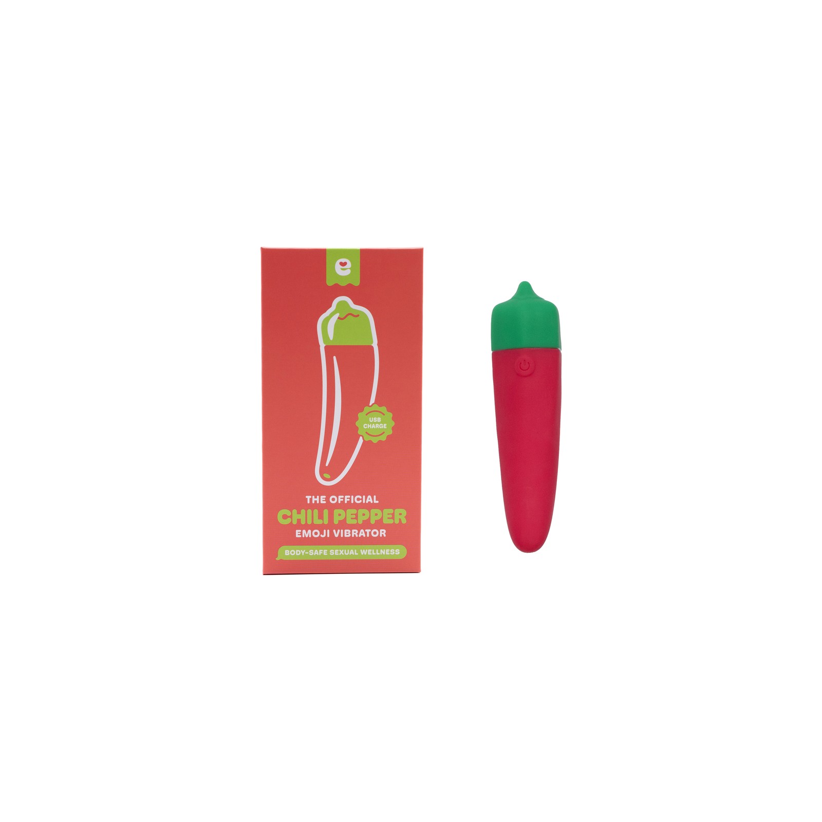 Emojibator Chili Pepper USB Vibrator