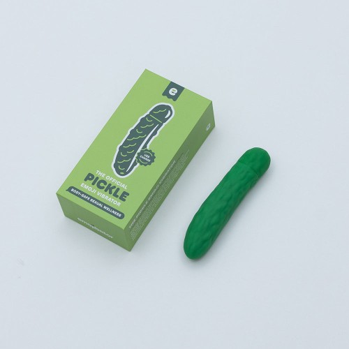 Emojibator Pickle USB Vibrator