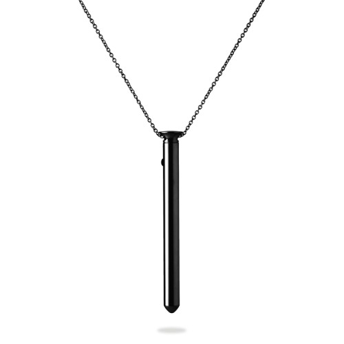 Crave Vesper 2 Black Vibrator Necklace