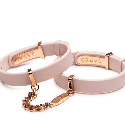 Crave ID Cuffs Pink for Self-Love and Pleasure