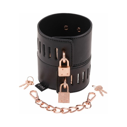 Sportsheets Brat Locking Cuffs - BDSM Play