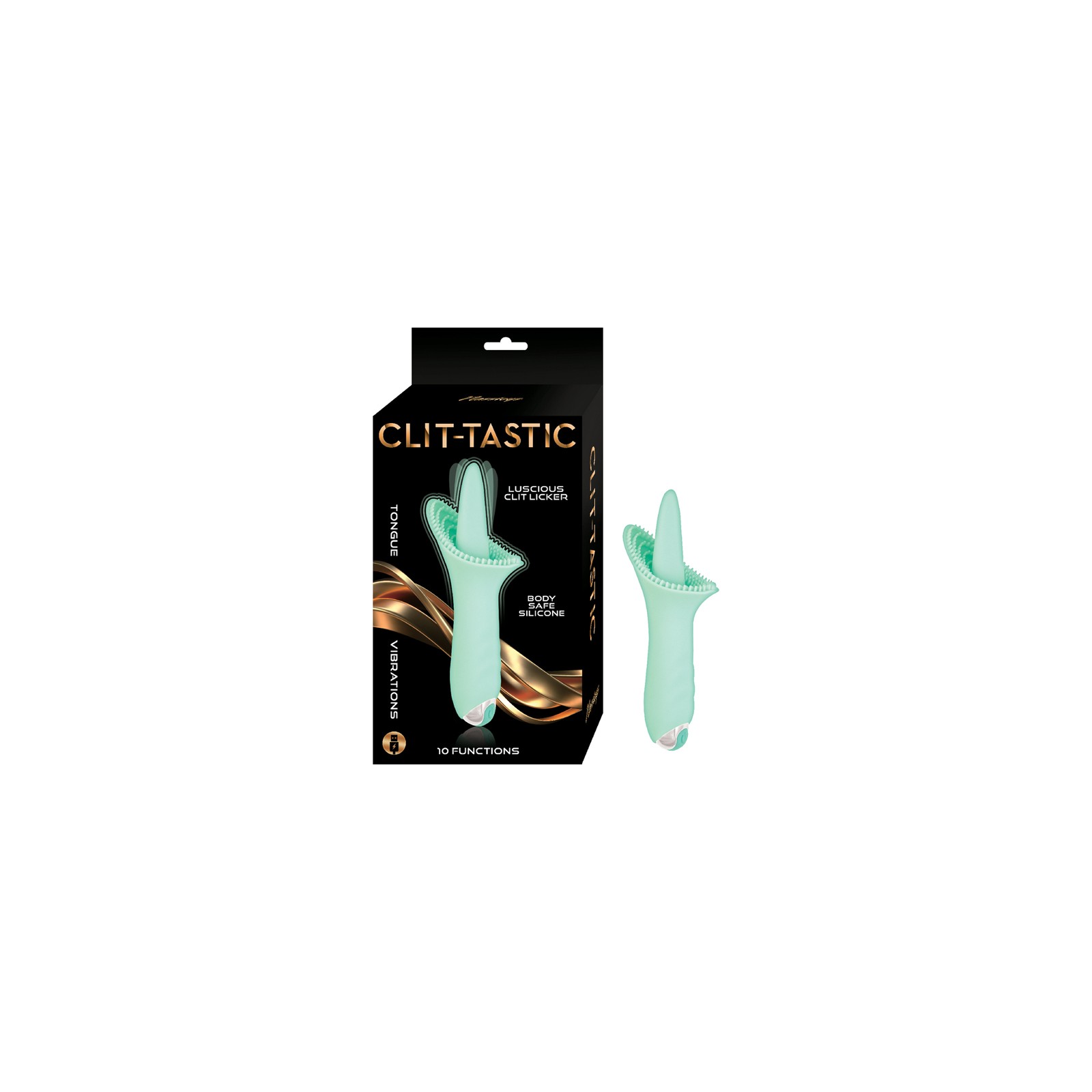 Clit-Tastic Luscious Clit Licker Aqua Vibrator