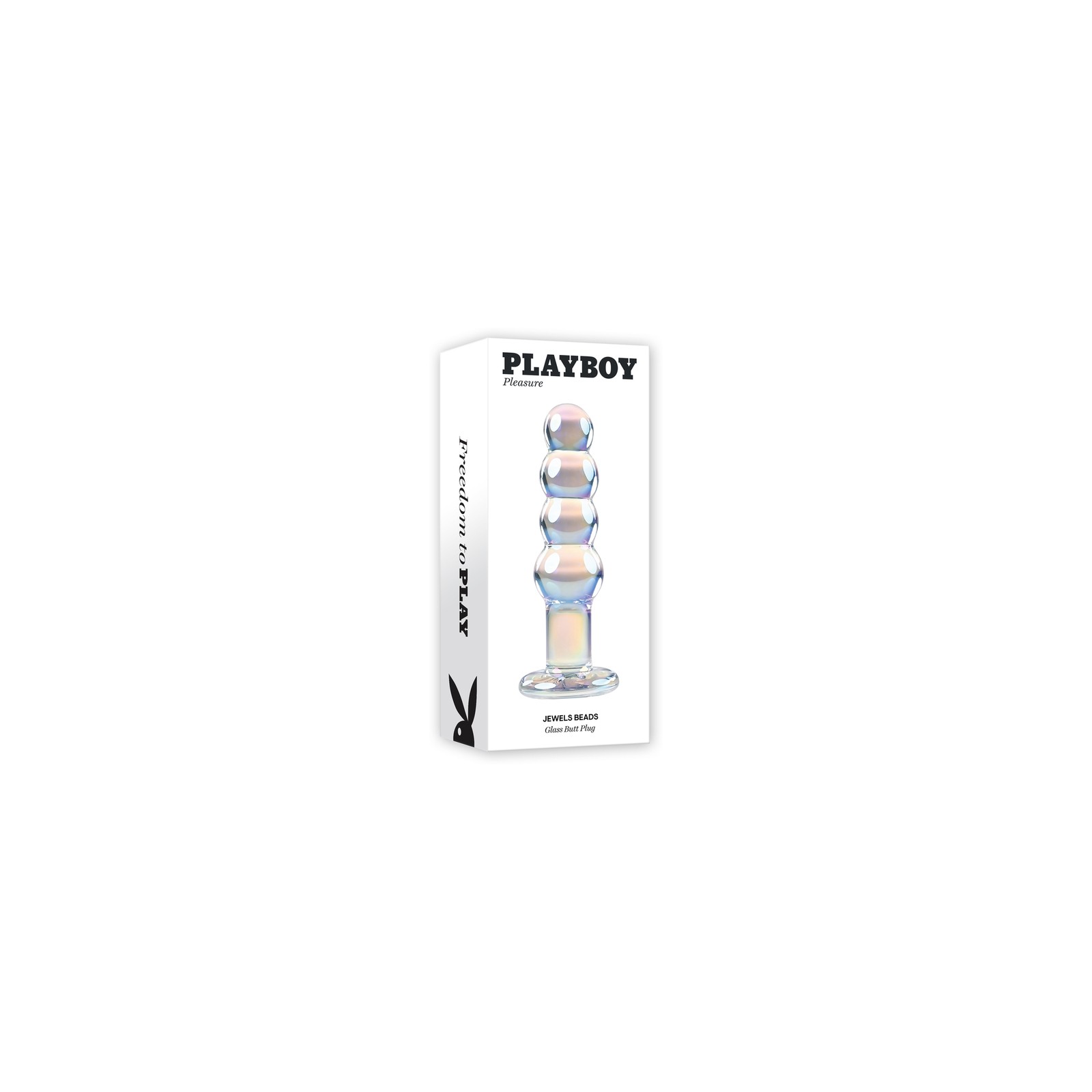 Dildo de Vidrio Playboy Jewels Beads