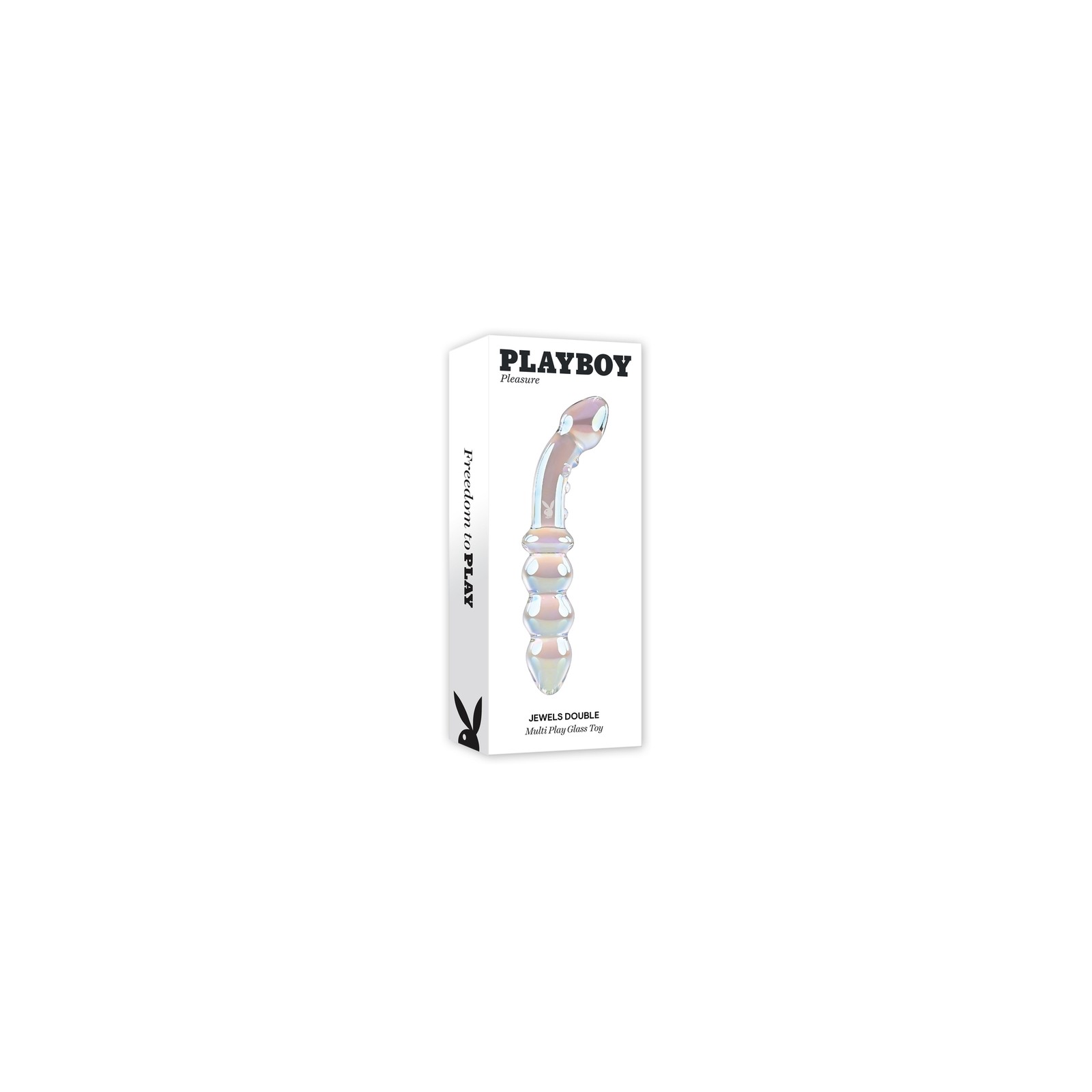 Playboy Jewels Double Glass Dildo