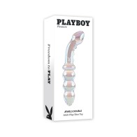 Dildo Doble de Vidrio Playboy Jewels