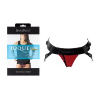 SpareParts Joque Cover Arnés de Ropa Interior Rojo (Doble Correa) Talla B Nylon