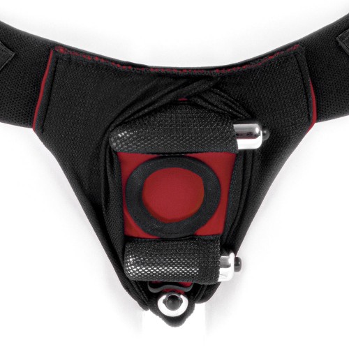 SpareParts Joque Cover Underwear Harness Red (Double Strap) Size B Nylon