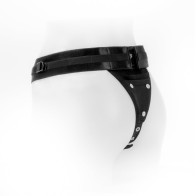 SpareParts Harness de Ropa Interior Theo Black - Soporte Versátil