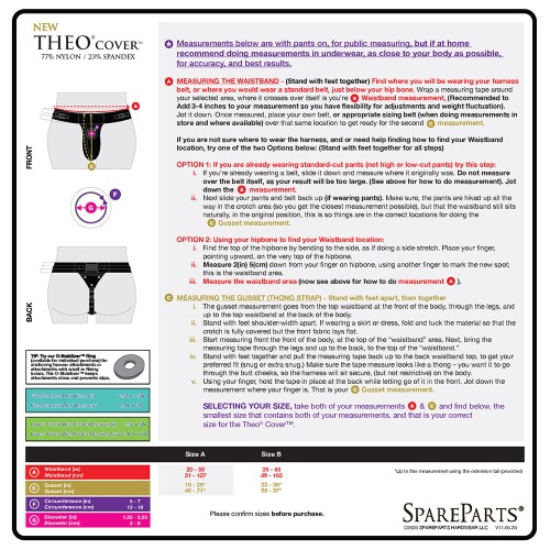 SpareParts Theo Cover Underwear Harness Black - Versatile Support