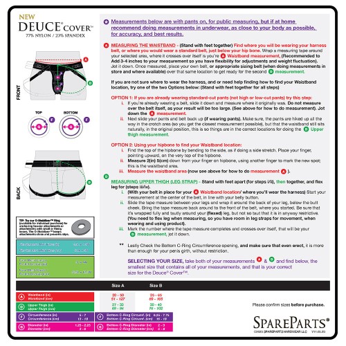 SpareParts Deuce Cover Harness for Couples