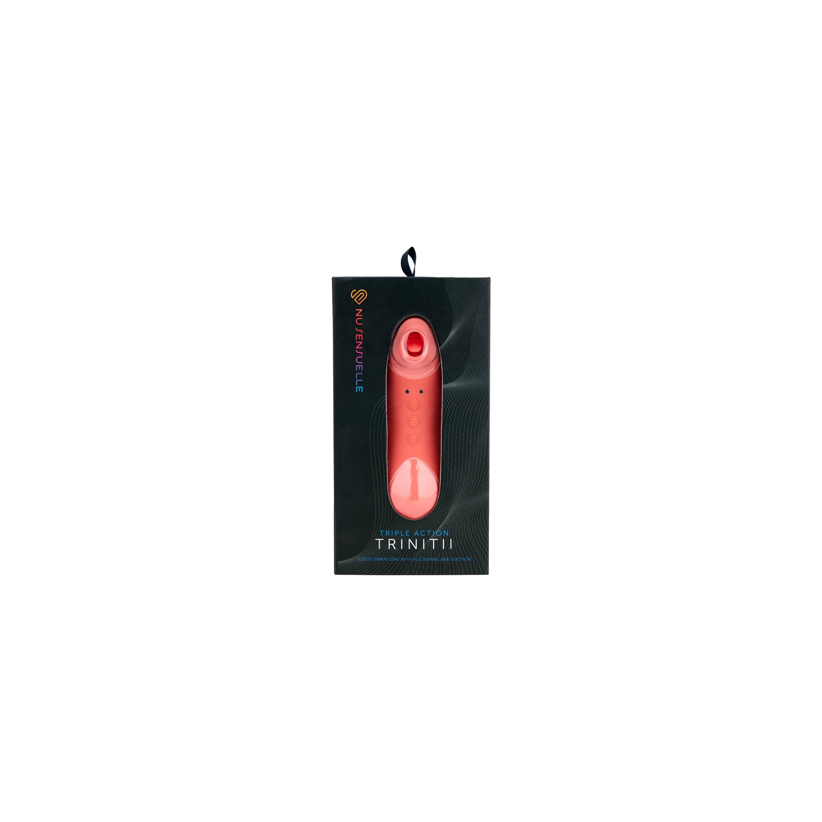 Nu Sensuelle Trinitii 3-in-1 Suction Tongue Vibe Coral