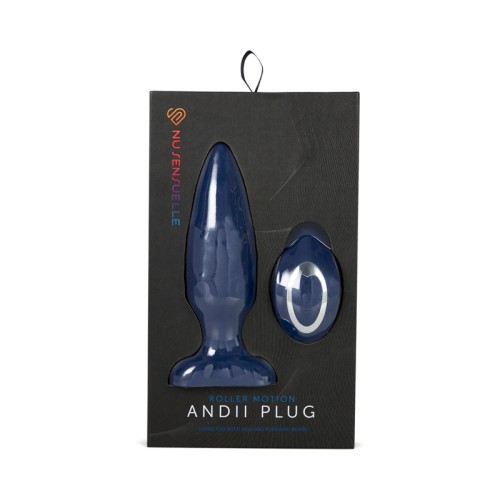 Nu Sensuelle Andii Plug con Movimiento de Rodillo