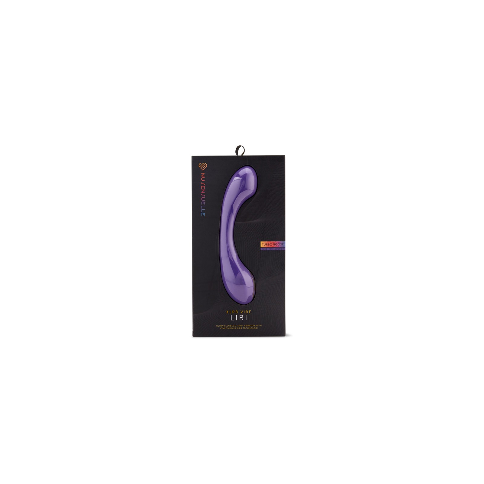 Vibrador Flexible para el Punto G Nu Sensuelle Libi XLR8 Púrpura Profundo