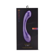 Vibrador Flexible para el Punto G Nu Sensuelle Libi XLR8 Púrpura Profundo