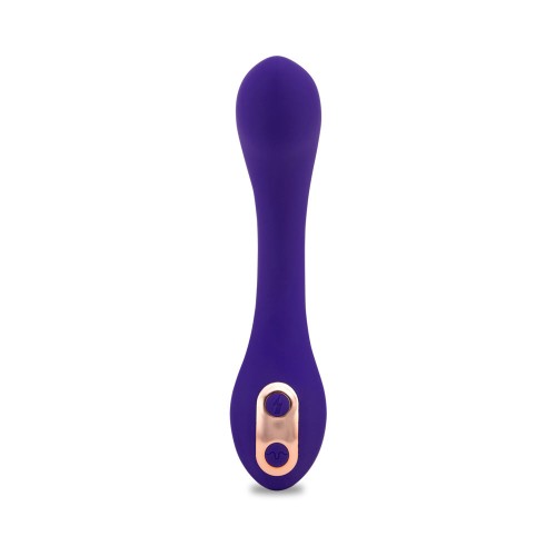 Vibrador Flexible para el Punto G Nu Sensuelle Libi XLR8 Púrpura Profundo