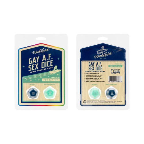 Gay AF Sex Dice for Gay Men Couples