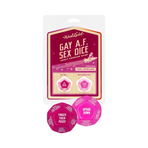 Gay AF Sex Dice: Lesbians - Fun for Couples