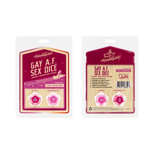 Gay AF Sex Dice: Lesbians - Fun for Couples