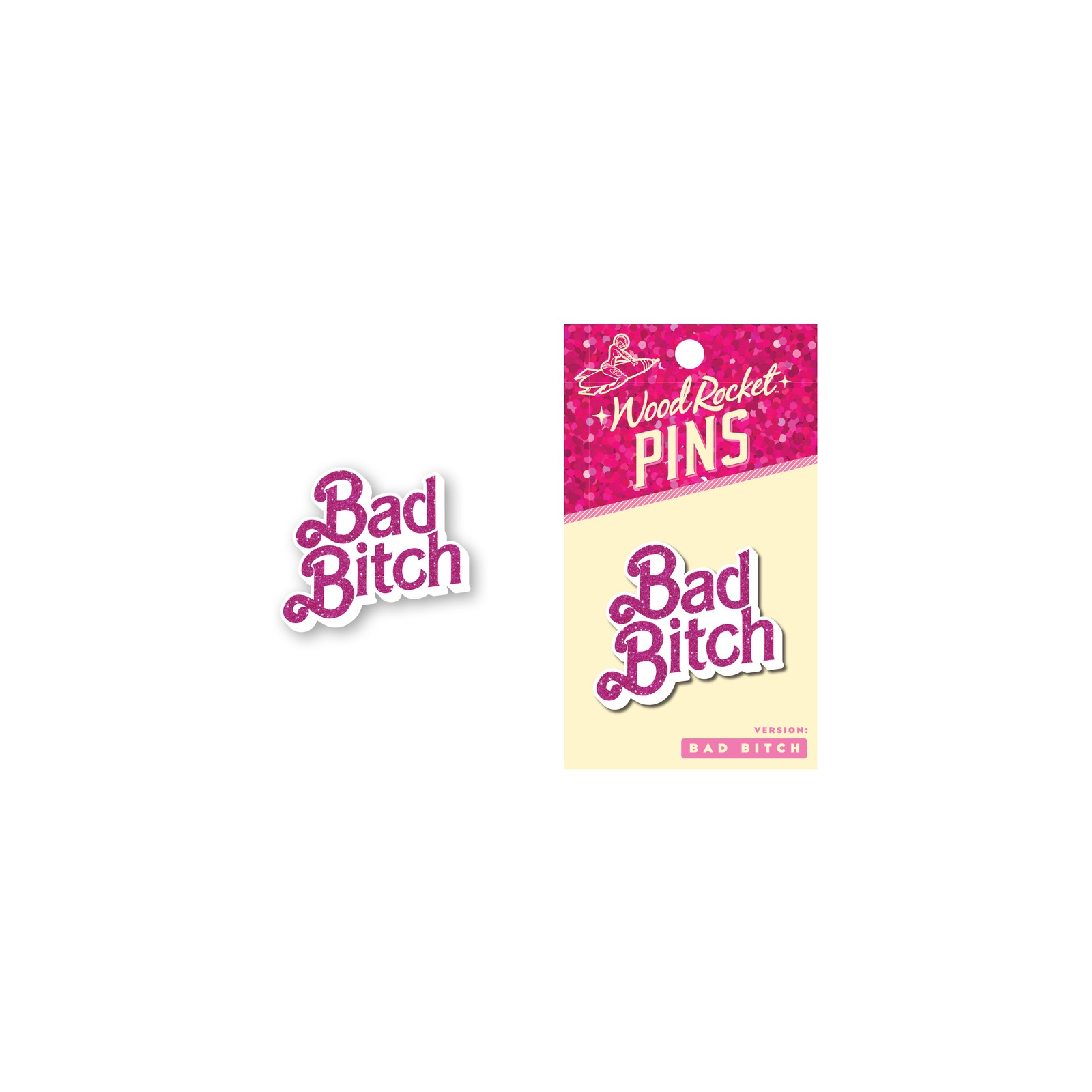 Pin Bad Bitch Enamel Lapel Pin