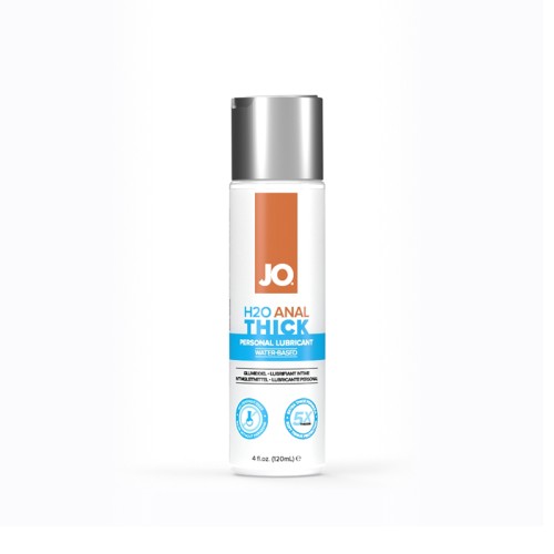 JO H2O Anal Thick Water-Based Lubricant 4 oz - Extra Cushion