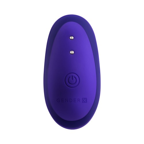 Plug Recargable Anybody's Plug de Silicona Purple - Gender X