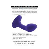 Gender X Anybody's Plug Rechargeable Silicone Purple