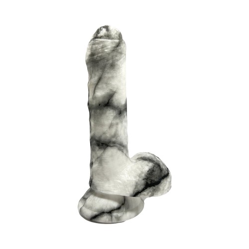 Dildo de Silicona Mármol Pegasus Rock Cocks 6 in. para Placer Mejorado