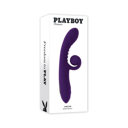 Playboy Curlicue Rechargeable Dual Stim Vibrator