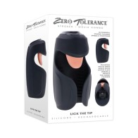 Zero Tolerance Lick The Tip Masturbador de Silicona Recargable Negro