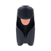 Zero Tolerance Lick The Tip Rechargeable Silicone Stroker Black