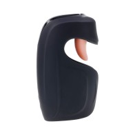 Zero Tolerance Lick The Tip Rechargeable Silicone Stroker Black